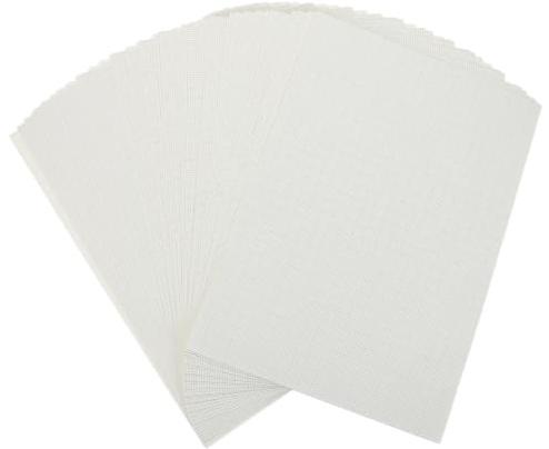 JEWEDECO 100 Ark Ritpapper Dubbel Sidig Rutnät Precisionskoordinater för Byggnads Maskinritning Ingenjörs Arkitektmaterial Bärbar Ritblock Design och Planritningar