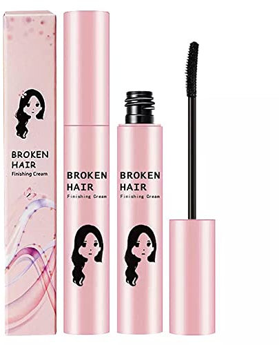 Hair Finishing Stick, 2Pcs Hair Feel Stick, Hair Mascara for Flyaway Hair, Anti Frizz Hair Stick for Hair Tamer, Broken Hair Finishing Stick, Non-Greasy Hair Wax Stick, Moisturizing Fly Away Hair Wand