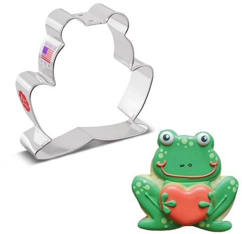 Ann Clark Cute Frog Cookie Cutter 3.75” Made in USA