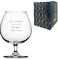 Personalised Engraved 550ml Brandy Balloon, Arrives with Gift Box, Personalise with Any Message
