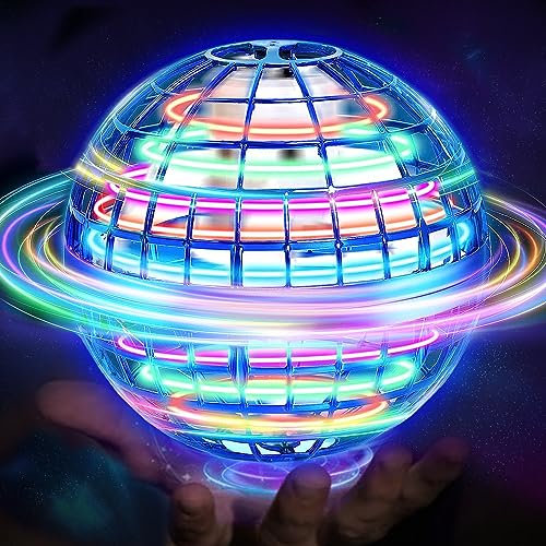 UFO Smart Sensor Hover Boomerang, Levitating Floating Orb Magic Gyration Ball, Spinner Mini Drone - Gift for 6+ Kids Teens - Indoor/Outdoor