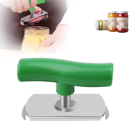Funtery Glasöffner Schraubdeckelöffner, Arbeitssparender Dosenöffner, Jar Opener, Effortless Arthritis Dosenöffner Senioren für Familie, Picknick,Geschäft