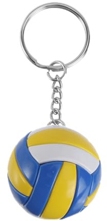 VALICLUD Volleyball Schlüsselanhänger 2.76 Zoll Miniatur Sportanhänger Rucksack- Und Taschenanhänger Volleyball-Deko Sportgeschenk Für Mädchen