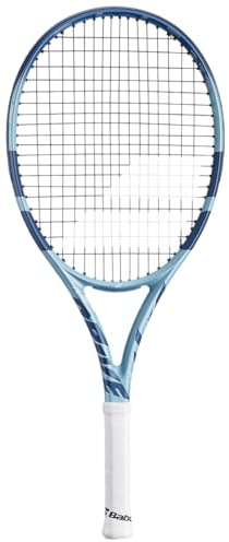 Babolat - Raqueta de Tenis Modelo Pure Drive Junior 26 Gen11, Color Azul, Marco de Grafito, Plano de Cuerda 16 x 19 16 x 17, diseñada para Jugadores competidores de 130 a 140 cm, Raqueta Potente