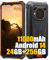 Blackview BV6200 Plus 4G Movil Irrompible (2025), 24GB+256GB/2TB 11000mAh IP68 Teléfono Móvil Resistente, 6.56HD+, 16MP, Android 14 Telefono Movil Antigolpes, GPS,NFC,OTG,FM,2 Años Garantía, Naranja