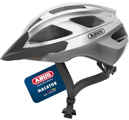 ABUS Casque de vélo de course Macator - Casque de vélo sportif pour débutants - aussi pour les porteurs de tresses - pour femmes et hommes