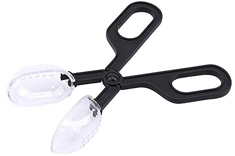 DONGKER Reinigungsklemme, 1 Stuck Reptilien Futterzange, Kricket-Klemme, Reinigungswerkzeug Pinzette für Insekten, Eidechsen, Bartagamen, Schildkröte, Gecko, Chamäleon