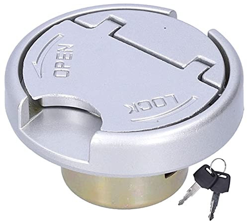 für Tankdeckel, Kraftstofffür Tankverschlussdeckel mit Schlüsseln Edelstahlteile Unifür Versal für Roller Motorrad