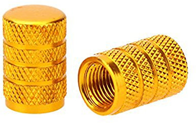 HUIBEI Gummireifen Ventilverschraubung Legierung, Fahrrad, Motorrad und mit Schraderventil, 2-Kits,