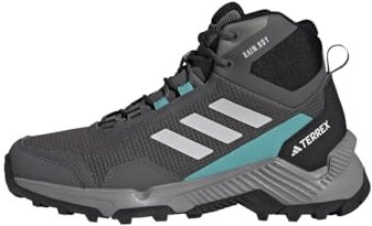 adidas Damen Eastrail 2.0 Mid RAIN.RDY Hiking Waterproof Shoes, Grey Five/Dash Grey/Core Black, 43 1/3 EU
