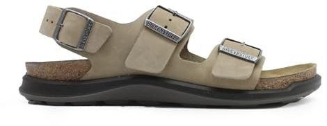 Birkenstock Unisex Milano CT W Nubuck Leather Tobacco Brown Sandals 5.5 UK