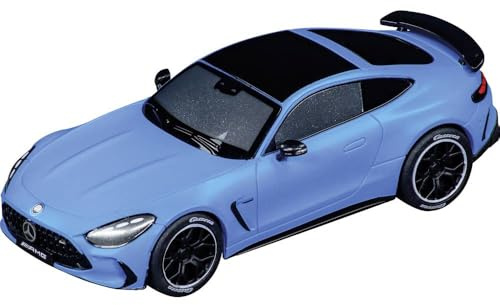 Carrera GO!!! 20064252 Mercedes-AMG GT 63 – Hyperblue magno Slotbil, skala 1:43, kompatibel med GO!!!, GO!!! Plus och Battery Operated, autentiska detaljer för barn och vuxna