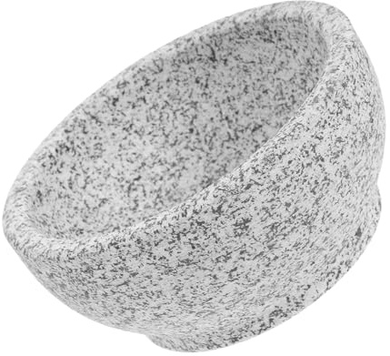 jojofuny Bol en Pierre Coréen pour Bibimbap 14 CM Cocotte en Granit Naturel Cuisson et Service Bol Profond Anti-Débordement Restaurants Cuisine Coréenne Traditionnelle