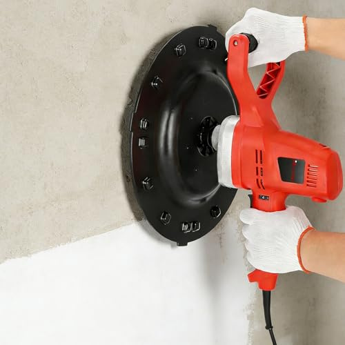 LYJIANGXIN Frattazzo per Cemento, Levigatrice per Pareti, Frattazzo Elettrico da 1280 W per Intonaco, Malta E Cemento, 6 velocità Regolabili per Pareti, Soffitti E Pavimenti in Edilizia