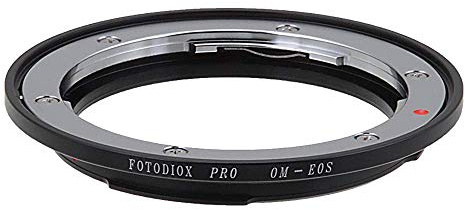 Fotodiox Pro Lens Mount Adapter Compatible with Olympus Zuiko (Om) 35mm SLR Lens on Canon EOS (EF, EF-S) Mount D/SLR Camera Body - with Gen10 Focus Confirmation Chip