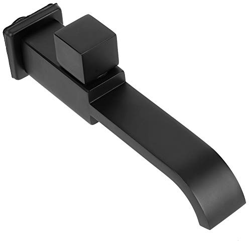 Rubinetto a parete Nero opaco Rubinetto per acqua fredda Rubinetto per lavabo, Rubinetto per acqua, Ottone G1 / 2 per cucine Bagno