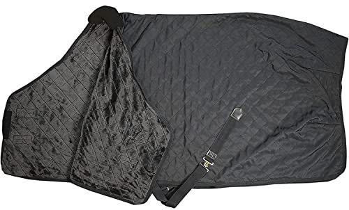Kentucky - Manta para establo (0 g, 130/135 cm, 130/135 cm), color negro