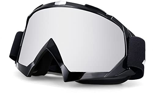 SGTTX Motorradbrille, ATV Dirt Bike Off Road Racing MX-Fahrbrille Anti-UV-Schutzbrille Winddichte staubdichte Motocross-Brille Anti-Scratch-Motorradbrille zum Radfahren/Reiten/Klettern/Skifahren