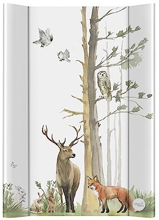 Ceba Baby Wickelauflage Wickelunterlage 2 Keil Wickelmulde fürs Babybett 70x50 cm Abwaschbar