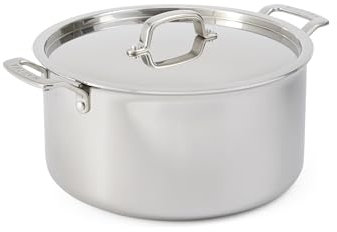 Martha Stewart Signature 8-Quart Triply Stainless Steel Stock Pot w/Lid, 94298.02