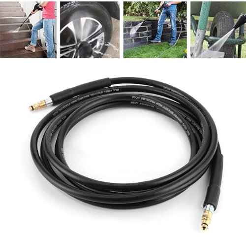 Kärcher Hochdruck Ersatz Clips,Hochdruckreiniger Schlauch,Kr K2,Kr K3 Ersatzschlauch,Hochdruckreiniger-Wasserreinigulauch,Auto-Reinigsrohr,Passend Für Kr K2 K3 K4 K56 M/19,69 Fuß (6 Meter)