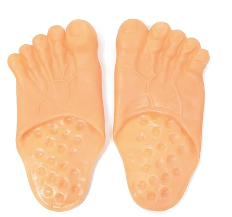 CENPEK Gigante Grande Jumbo Pies Cubiertas Jumbo Pie Grande Accesorios de Disfraces Realistas Fundas de Zapatos Pies Divertidos Zapatillas para Fiesta de Halloween