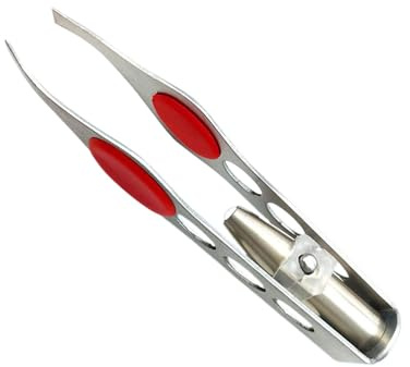 Pince à épiler pour femme - Pince à épiler de précision antidérapante avec lumière LED, accessoires de beauté, produits d'épilation pour la, les amis, la maison