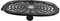 Carbon Steel Air Fryer Crisper Tray Non Stick Grill Plate for Air Fryer Toaster Oven Accessories Convenient Handle Even Cooking Versatile for Meat Vegetables
