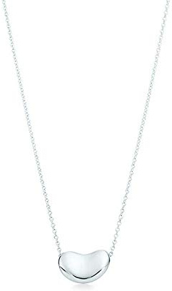 Collana con ciondolo pisello goccia d'acqua in argento sterling 925, croce, sorriso, gioielli solari
