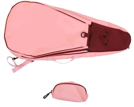CHICIRIS Bolsa de Tenis, Bolsa de Red a Prueba de Agua a Prueba de Arañazos para Zapatos de Raqueta de Tenis y Bádminton con de Liberación de Presión de Múltiples Compartimentos, Rosa