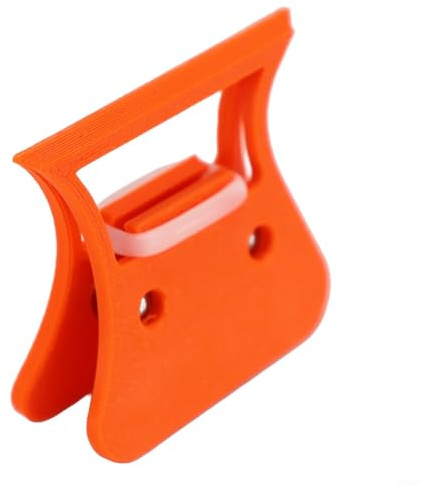 Morsetto a piuma con funzione pieghevole integrata, strumento di legatura in plastica, per costruzione di mosche d'acqua dolce e salata (clip a piuma S)