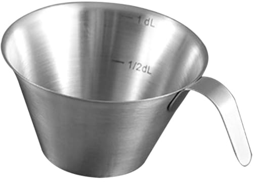 BESTOMZ Misurino Facile da Pulire da Conservare da 100ml in Acciaio Inossidabile per Caffè Espresso per Preparare Espresso a Casa