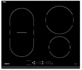 Sauter SPI6466B - Plaque induction - Encastrable - 4 foyers dont 1 DuoZone - 7200W - 4 minuteries et boosters - L60 x 52cm - Noir