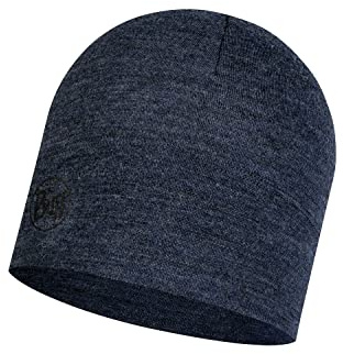 Buff Gorro, Merino Midweight, Adulto Hombre Mujer, Azul, Talla Unica