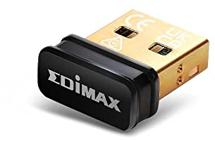 Edimax Wi-Fi 4 802.11n Adapter for PC N150 Nano USB Adapter, 150Mbps, Smallest Wi-Fi 4 Dongle, Win 11 Plug-n-Play, Linux: Ubuntu/Mint Plug-n-Play for Kernel 5.15 and Above, Mac OS, EW-7811Un V2