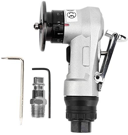 Pneumatische Fasenmaschine Mini 45 ° Arc Burr Trimming Gerades Druckluftwerkzeug zum Trimmen und Entgraten von Metall