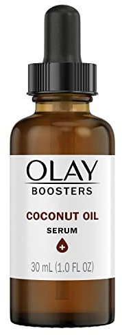 Olay New Coconut Oil Serum, Nourishing Antioxidant Booster, Fragrance-Free, 1.0 oz