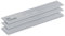 Aairhut M.2 SSD 3 Pièces 13W/m.K Pad Thermique, 120 x 20mm x (0,5mm + 1mm + 1,5mm) Hautes Performances Silicone Thermal Pad Non Conducteur Particulièrement Souple pour PC PS4 GPU