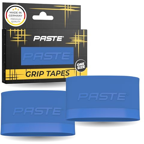 PASTE ® Supports pour protège-Tibias en Silicone pour Adulte Enfants et Jeunes Bleu - Protégé Cheville Foot - Accessoires, Band Fixation et Maintien pour Chaussettes de Football - Shin Guard Holders