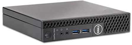 Dell OptiPlex 3060 Micro Intel Six Core i5 8500T Disque dur SSD 256 Go Mémoire 8 Go Windows 11 Pro avec Wi-Fi et Bluetooth Mini PC (reconditionné)