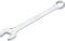 Vigor Chiave combinata ad anello V7740-22, SW 22 mm, modello lungo, gomito a 15°, profilo esagonale esterno e doppio esagono, cromata e lucida