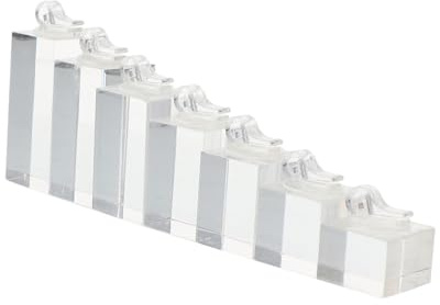 BESPORTBLE 7 Pezzi Espositore Ad Anello Supporto Display Ad Anello Chiaro Titolari Porta Espositore Porta Del Display Ad Espositore Per Gioielli Acrilico Transparent