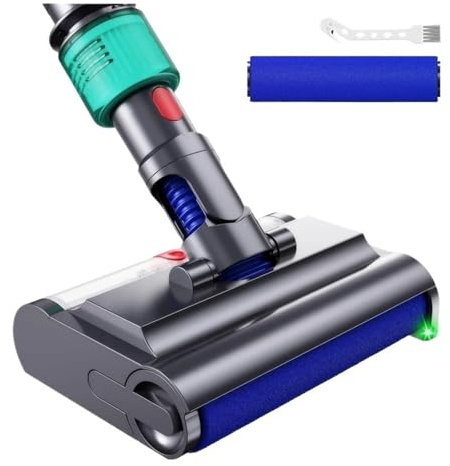 YHNNH Cabezal De Cepillo con Depósito For Agua Limpia Y Sucia, Compatible con Aspiradoras Dyson V7, V8, V10, V11 Y V15, Fregona Eléctrica For Alfombras.