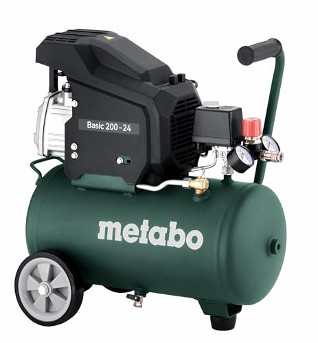 Metabo Mega 700-90 D kompressor (11 bar, 4 kW, leveransmängd 450 l/min, 90 l pannstorlek, gummerade hjul, hjul, styrhjul, verkstadstillbehör) 601522000