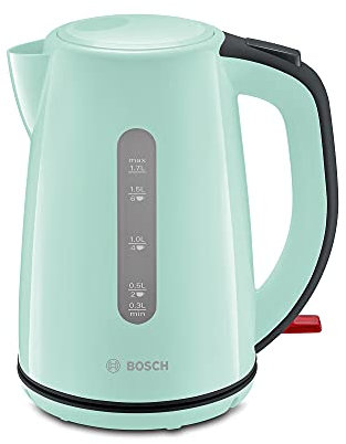 Bosch TWK7502 bouilloire 1,7 L 2200 W Gris, Turquoise