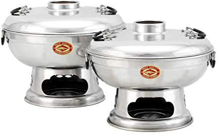 Mongolentopf - Hot Pot - Thai Fondue - Feuertopf aus Thailand (20 cm)