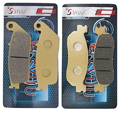 LE LEFOSSI Moto Anteriore e Posteriore Pastiglie Freno per Compatibile con Yamaha VP250 VP 250 X-City 250 2007-2013 XP 250 R X-Max 2010-2013 YP 250 R X-Max ABS 2011-2016 FA196F FA275R