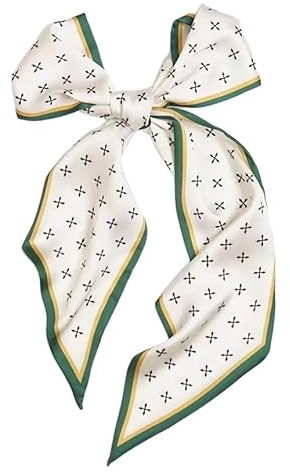 GIMIRO sidenscarf i satin 148 x 13,5 cm, slips, med dubbla lager och fåll för kavaj, kappa, klänning, 148cm x 13,5cm