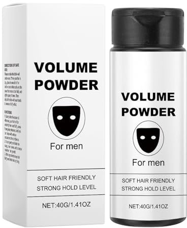 Hair Volume Powder, 40g Hair Styling Texturizing Powder for Men, Natural Matte Finish Volumizing Hold, Root Boosting Solution for Travel, Home, Salon, Business Trips