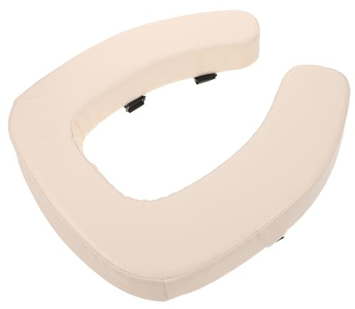 HONITANO Asiento de Inodoro Acolchado 5 Cm de Grosor con Esponja de Alta Densidad, Cojín Cómodo y Antideslizante para Personas Mayores y Uso en Baño Doméstico
